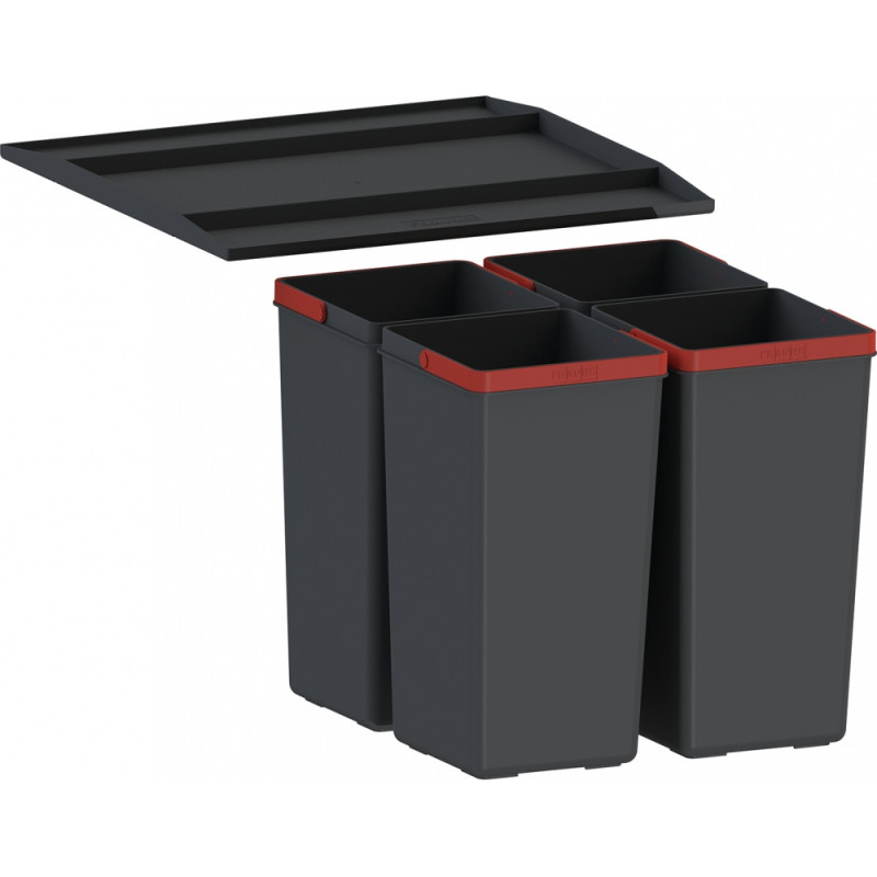 Franke 121.0494.191 Cestino Per Rifiuti Rettangolare Nero