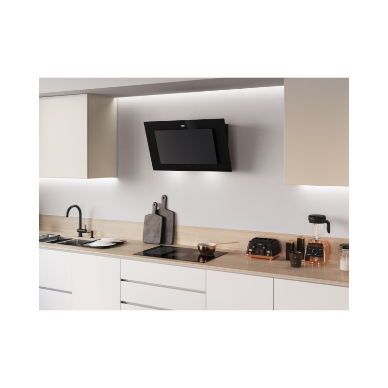 Franke FMAPRO907BK/BKMAT Cappa Aspirante A Parete Nero 450 M³/h A+