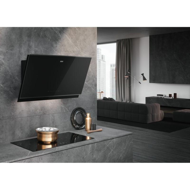 Franke FMY PRO 907 FM BK/BK MATT KL Cappa Aspirante A Parete Nero Grigio 450 M³/h A++