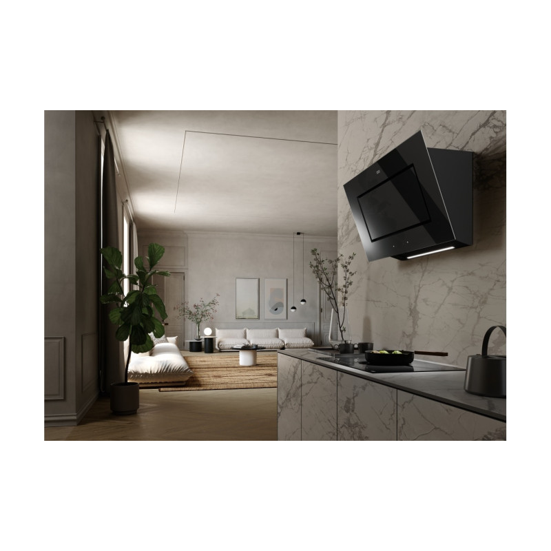 Franke FMYPERPROBKF90 Cappa Aspirante A Parete Nero 450 M³/h A++