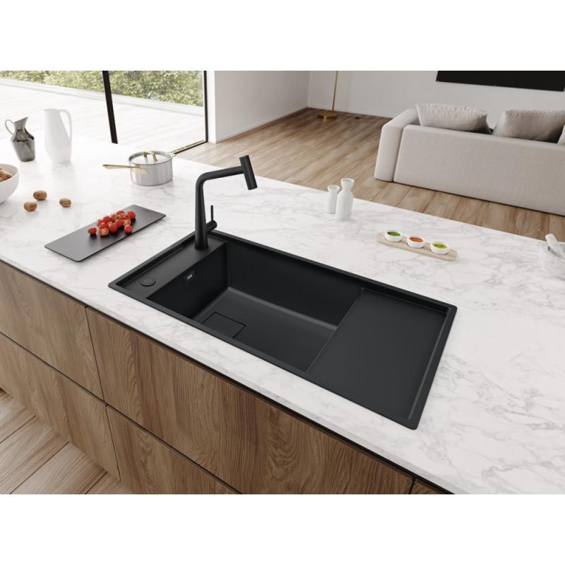 Franke Fresno FSG 611-88 Lavello Montato Su Piano Rettangolare Granito