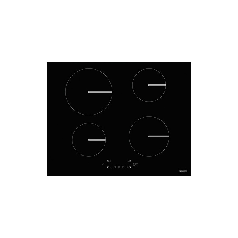 Franke FSM 654 I BK Nero Da incasso 65 cm Piano cottura a induzione 4 Fornello(i)