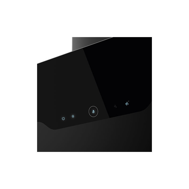 Franke FVAD A90 BK MATT Cappa Aspirante A Parete Nero 740 M³/h A