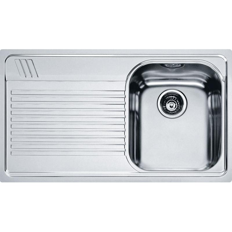 Franke Harmony AMT 611 Microdekor Lavello Montato Su Piano Rettangolare Acciaio Inox