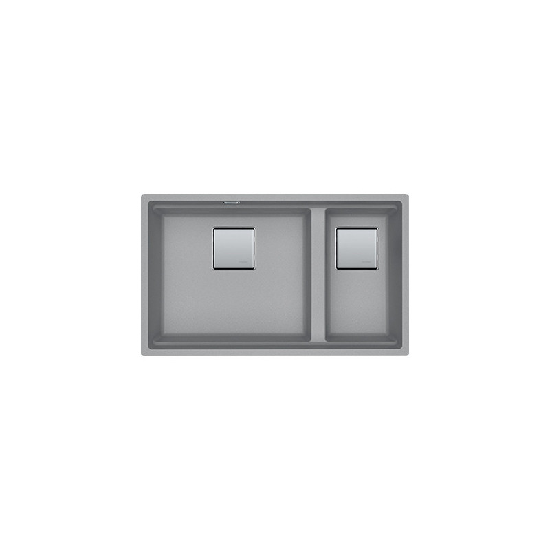 Franke Kubus 2 KNG 120 Stone Grey Lavello Sottopiano Rettangolare
