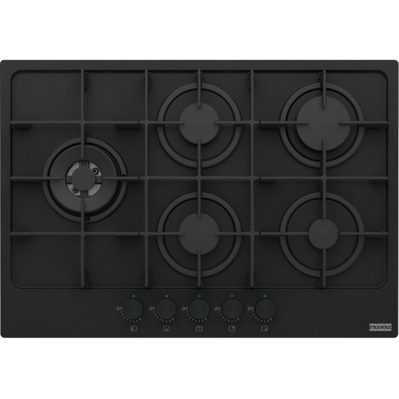 Franke MARIS FHMA 755 4G DCL MB C Nero Da Incasso 73 Cm Gas 5 Fornello(i)
