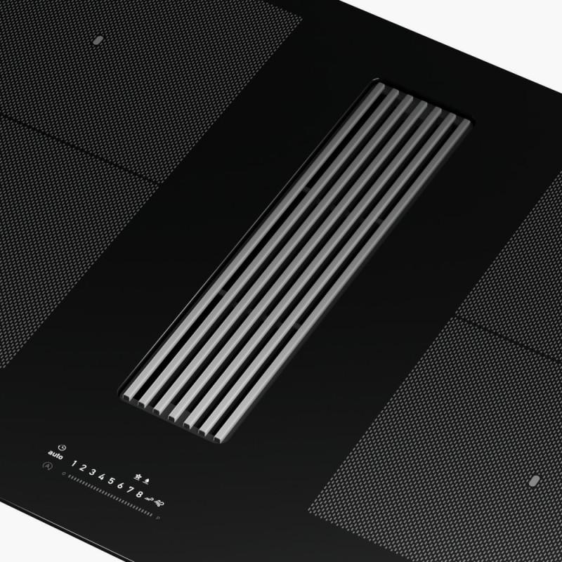 Franke Mythos 2gether Icon Steel FMY 8391 HI Nero Da Incasso 83 Cm Piano Cottura A Induzione 4 Fornello(i)