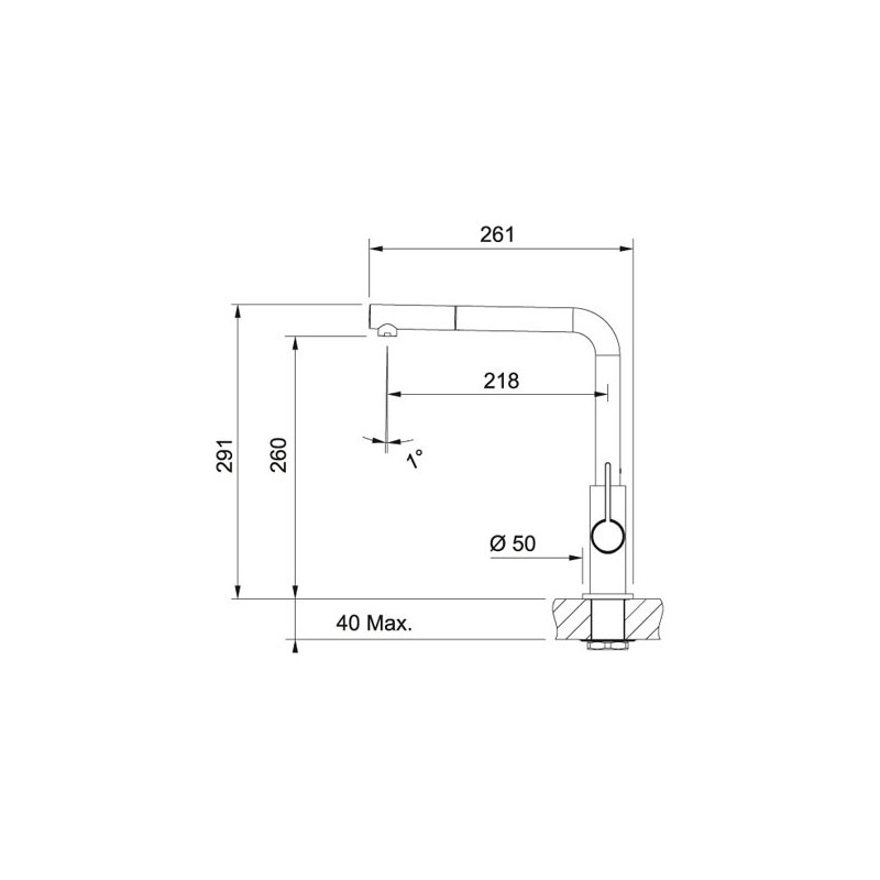 Franke Neptune Evo Pull-out Cromo