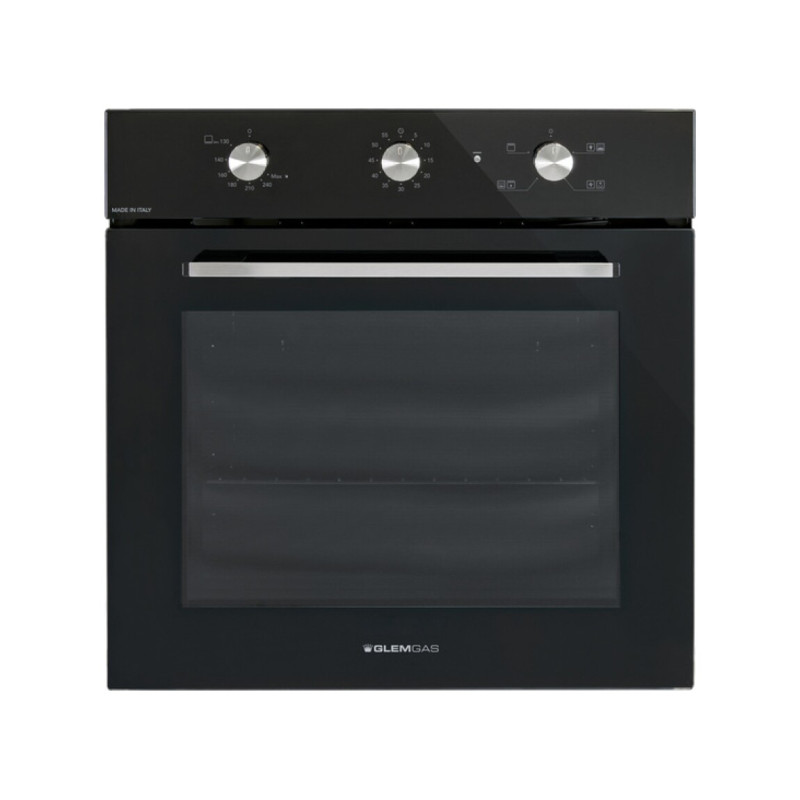 Glem GFXV21BK-S2 Forno multifunzione elettrico e a gas ventilato cm. 60 - nero