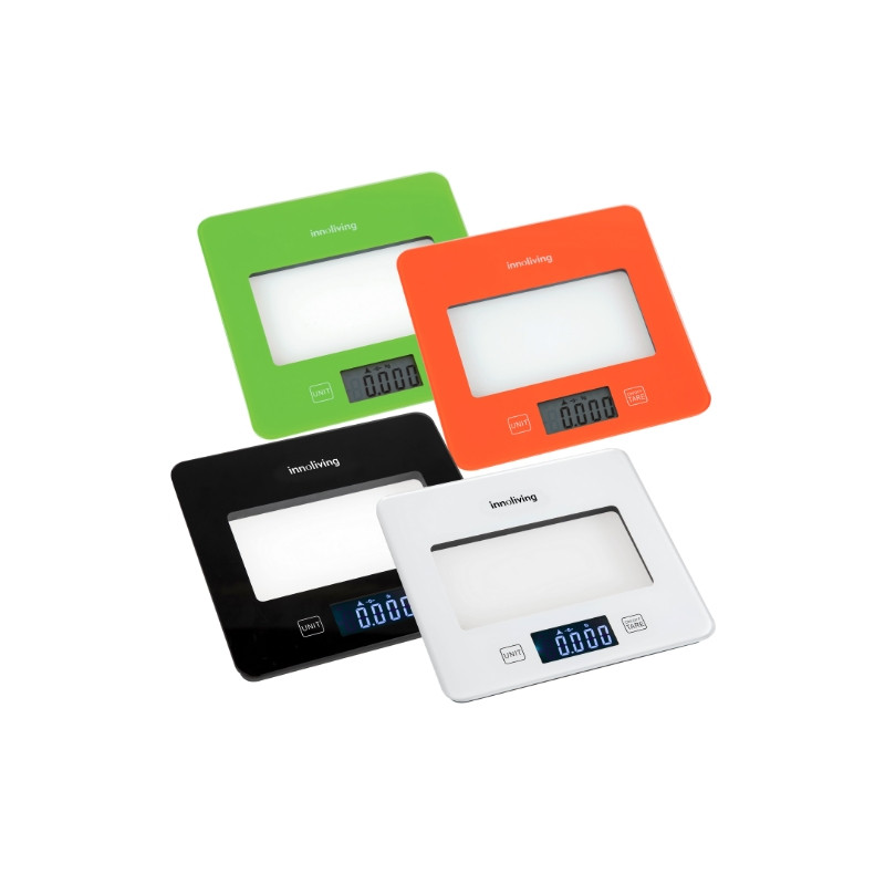 INNOLIVING Bilancia Digitale Da Cucina UltraSlim 5Kg/1g INN-123 - Arancione