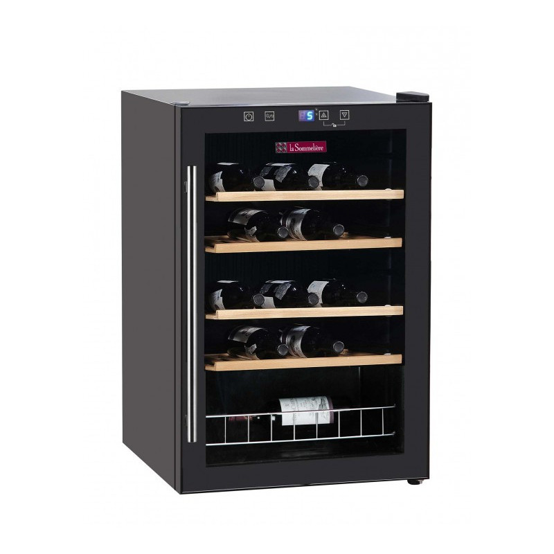 La Sommelière SLS48NN cantina vino Cantinetta vino con compressore Libera installazione Nero 48 bottiglia/bottiglie