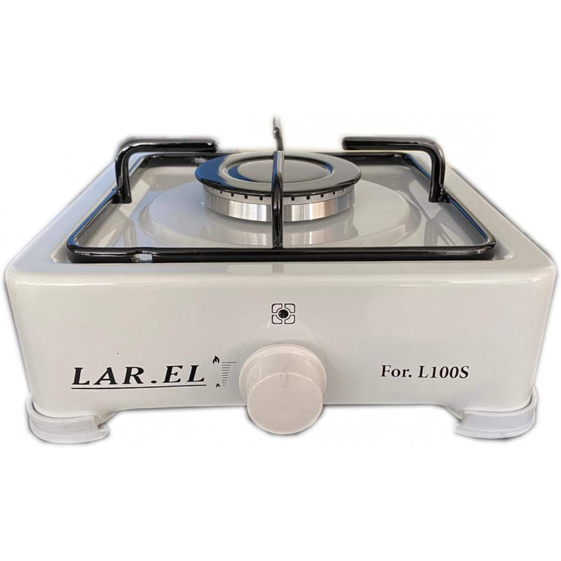 LAREL FOR.L100S Fornello Da Campeggio A Gas - Bianco 1 Fuoco