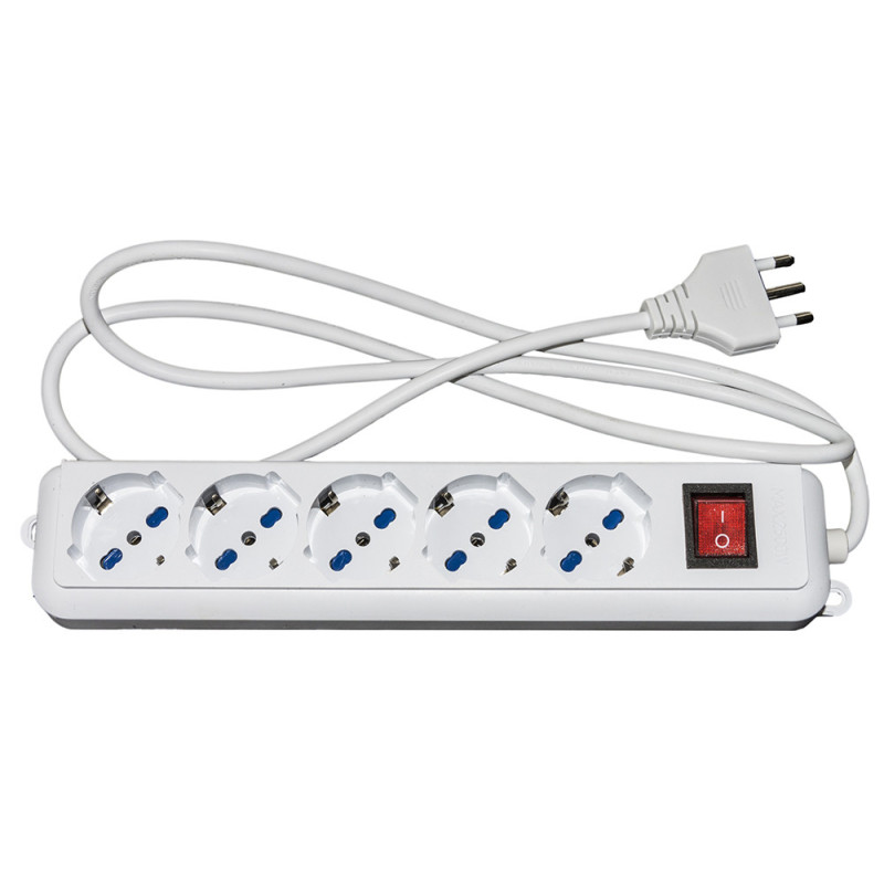 Link Accessori LKMP05 prolunghe e multiple 1 5 m 5 presa(e) AC Interno Bianco