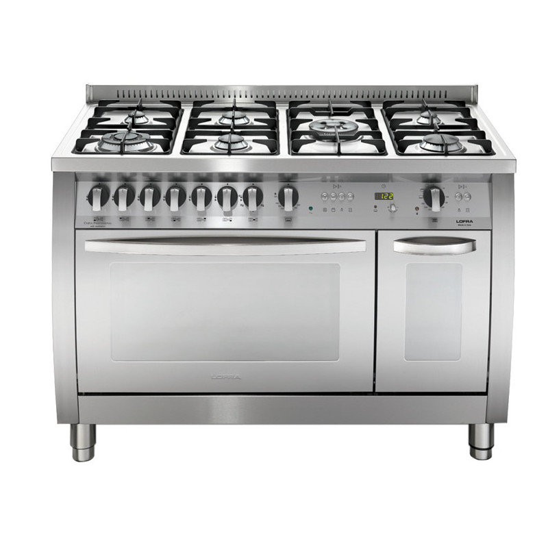 Lofra CSD126GV+E/2Ci Cucina Freestanding Electric Natural Gas Gas Acciaio Inox A
