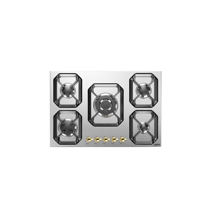 Lofra Dolcevita 75 Acciaio Inox Da Incasso 70 Cm Gas 5 Fornello(i)