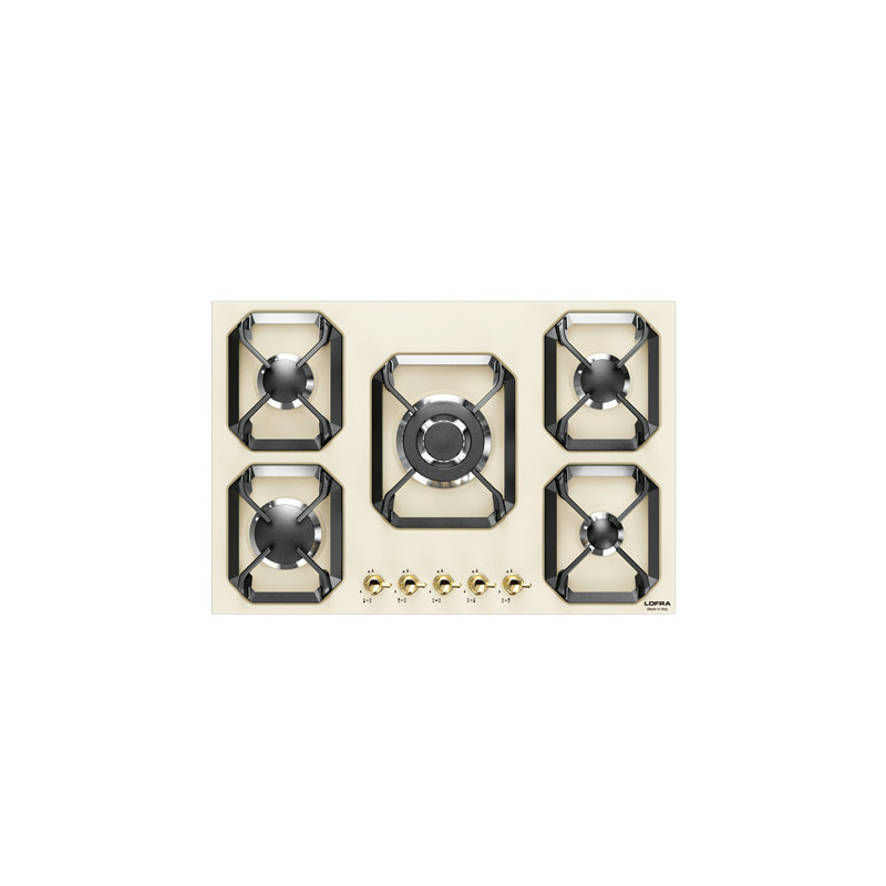 Lofra Dolcevita 75 Avorio Da incasso 70 cm Gas 5 Fornello(i)