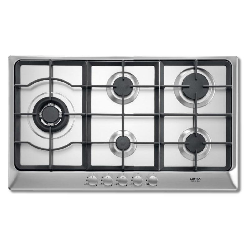 Lofra HDS9T0 Acciaio Inox Da Incasso 90 Cm Gas 5 Fornello(i)