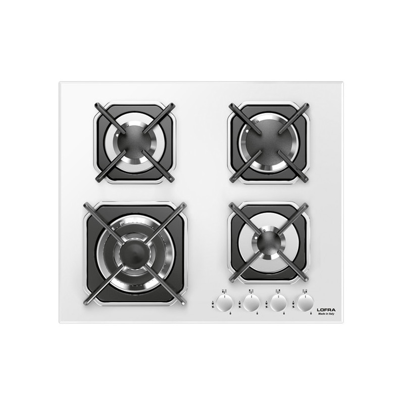 Lofra HGB6G0 Bianco Da incasso 60 cm Gas 4 Fornello(i)