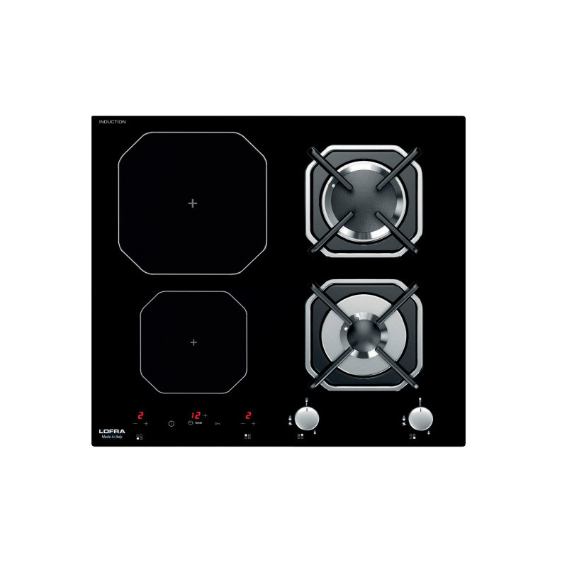 Lofra HGN622I Nero Da Incasso 60 Cm Combi 4 Fornello(i)