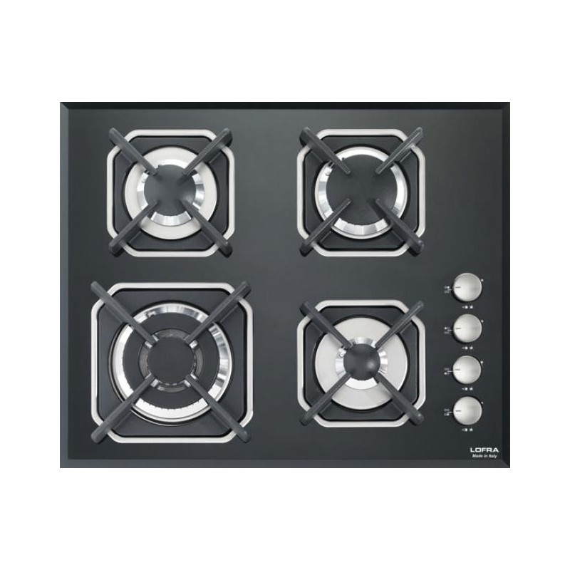 Lofra HGN6H0 Nero Da incasso 60 cm Gas 4 Fornello(i)