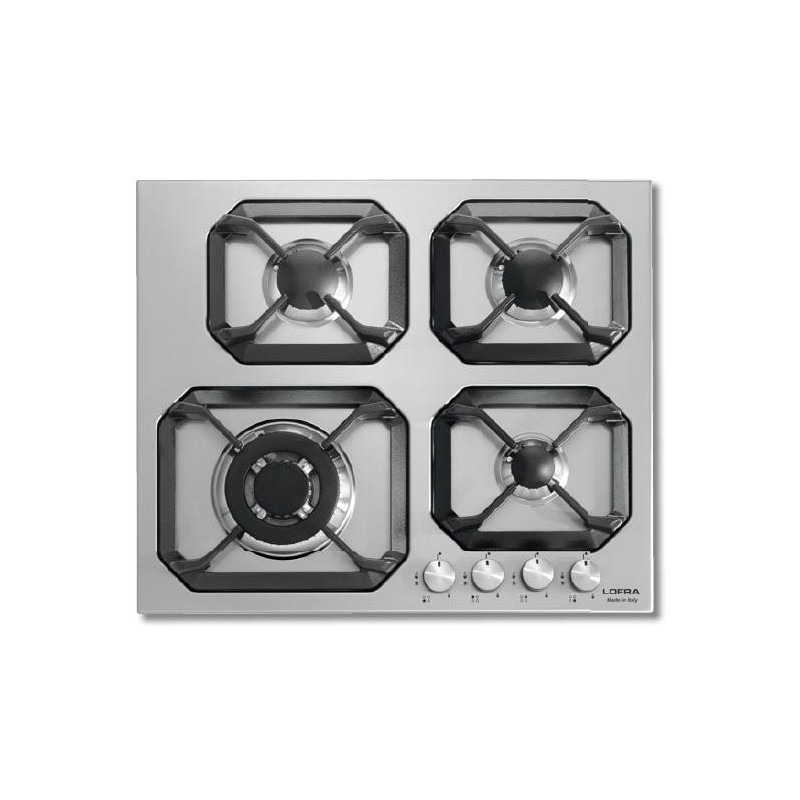 Lofra HLS6G0 Acciaio inox Da incasso 60 cm Gas 4 Fornello(i)