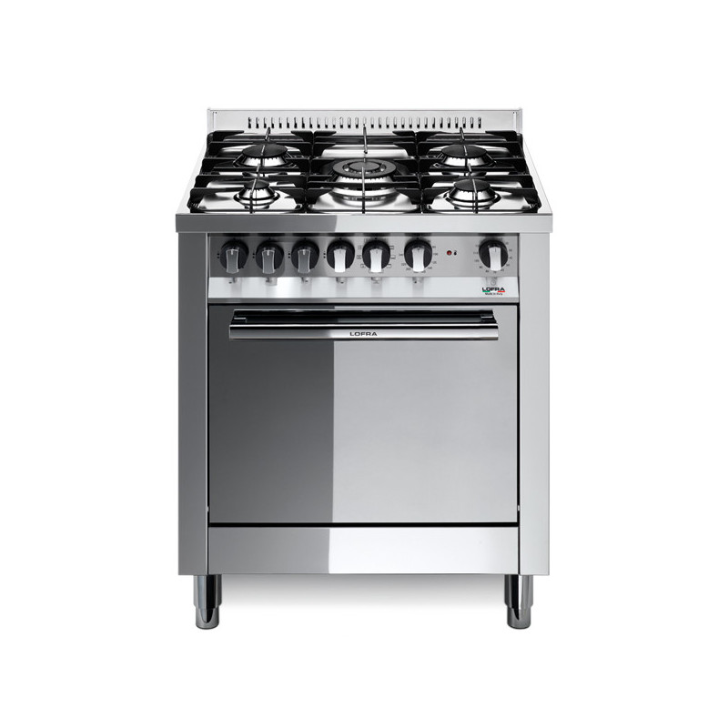 Lofra M76MF/C Cucina Elettrico Gas Acciaio Inox A