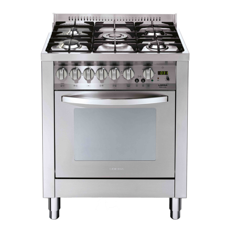 Lofra P76MFT/C Cucina Elettrico/Gas Gas Acciaio Inox