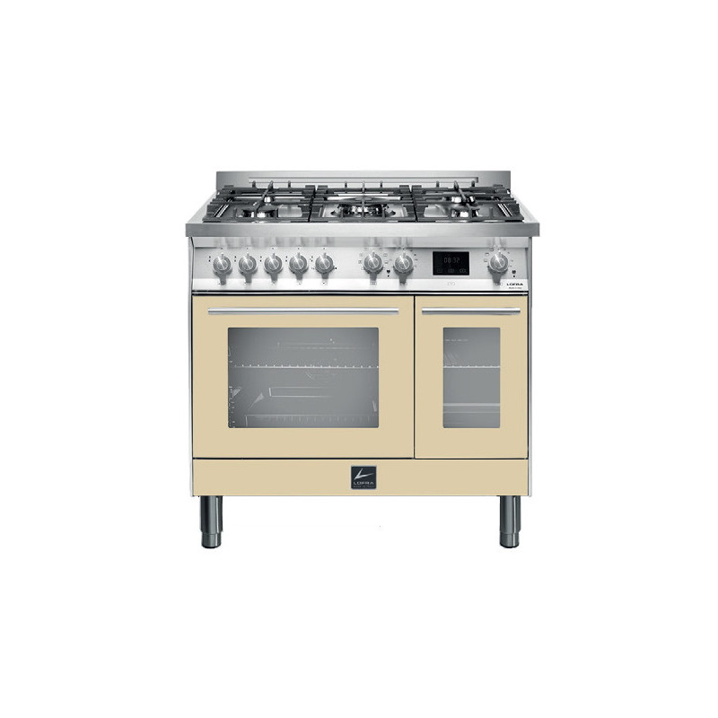 Lofra PBID96MFTE/AE0 Cucina Elettrico Gas Beige Acciaio Inox