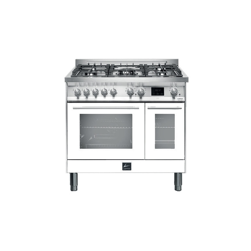Lofra PBPD96MFTE/AE0 Cucina Elettrico Gas Acciaio inox Bianco