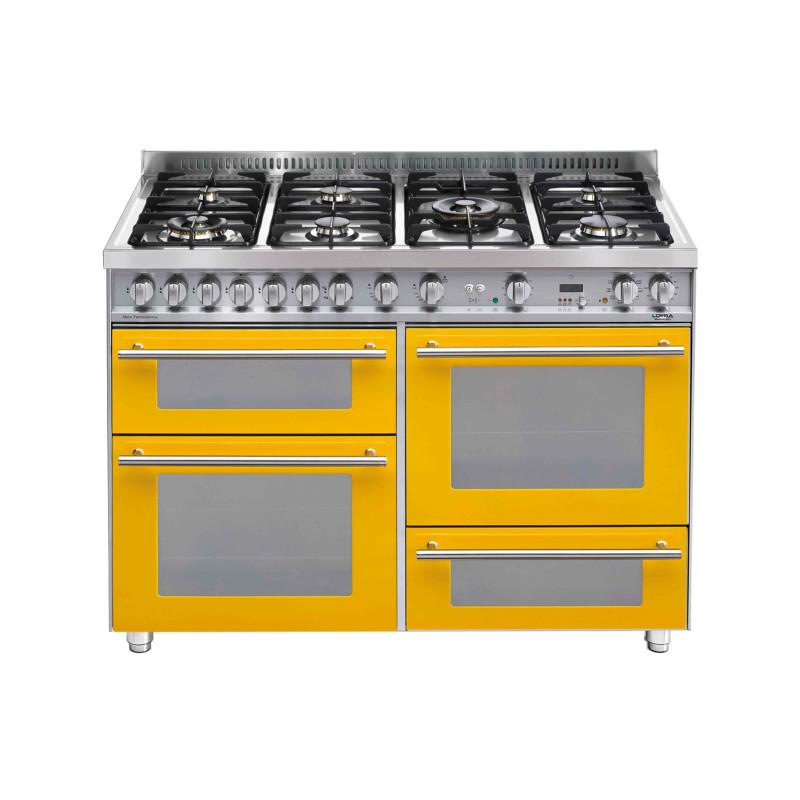 Lofra PG126SMFET+DMFT/2AEO Cucina freestanding Elettrico Gas Acciaio inox Giallo A