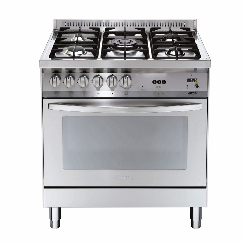 Lofra PG86GVT/C Cucina Elettrico/Gas Gas Acciaio inox