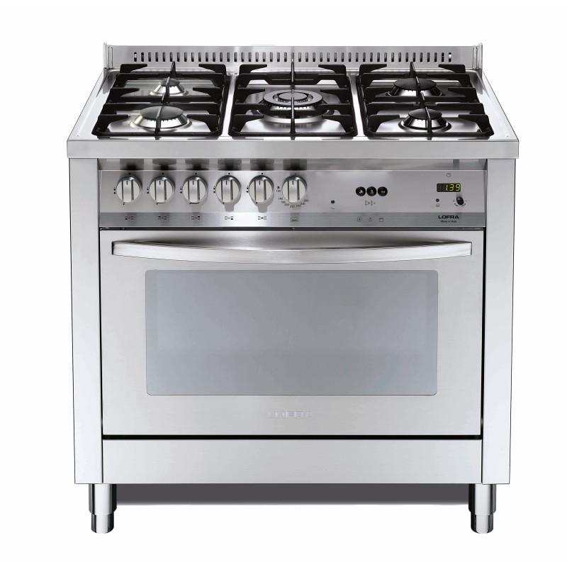 Lofra PG96GVT/C Cucina Elettrico/Gas Gas Acciaio inox