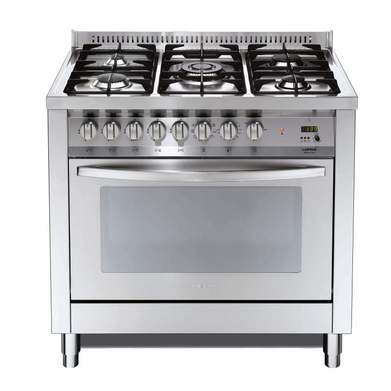 Lofra PG96MFT/C Cucina Elettrico Gas Acciaio inox