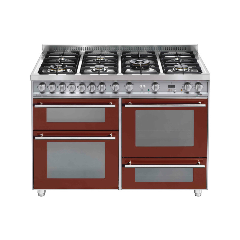 Lofra PR126SMFET + DMFT / 2AEO Cucina Elettrico Gas Borgogna A