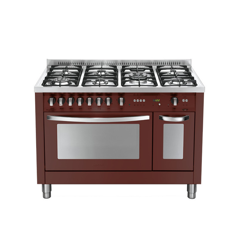 Lofra PRD126GV+E/2Ci Cucina Freestanding Gas Bordeaux A