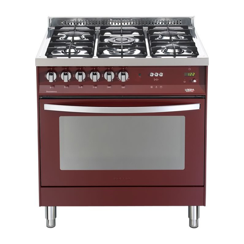 Lofra PRG86MFT/C Cucina Elettrico Gas Borgogna A