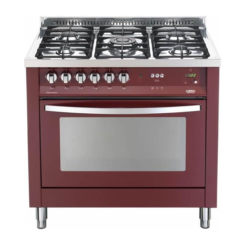 Lofra PRG96MFT/C Cucina Elettrico Gas Borgogna A