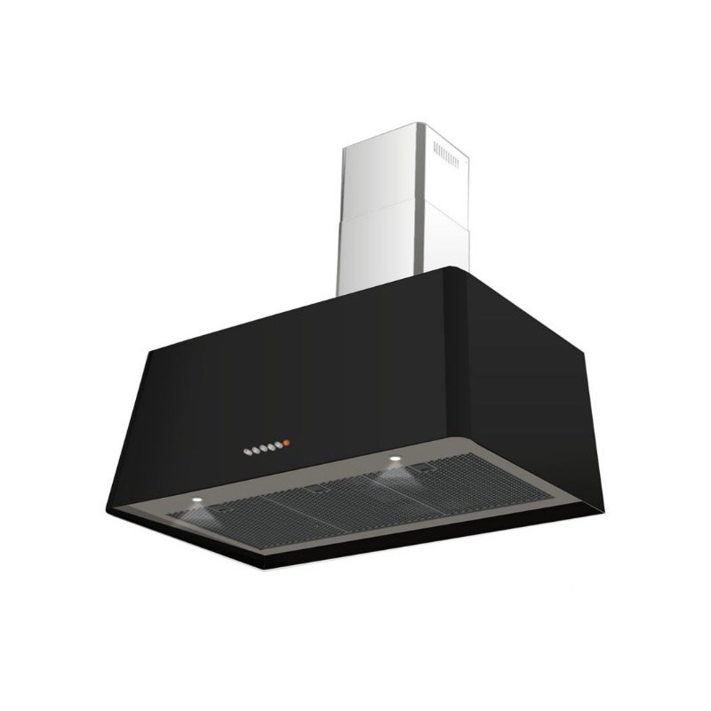 Lofra Rainbow Nero Cappa Aspirante A Parete 600 M³/h A