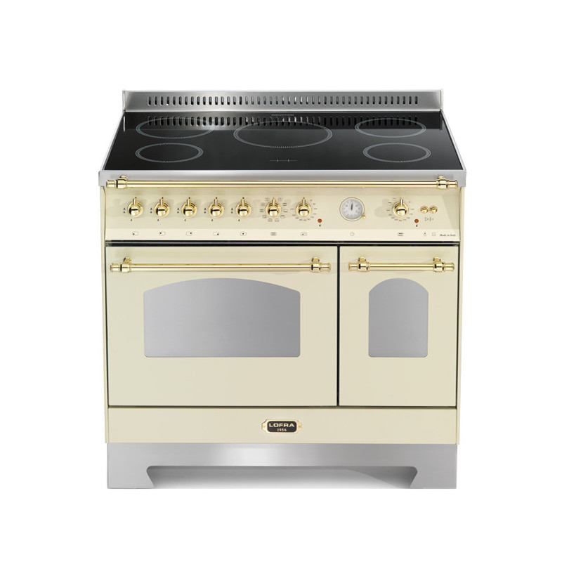 Lofra RBID96MFTE / 5I Cucina Freestanding Elettrico Piano Cottura A Induzione Avorio A