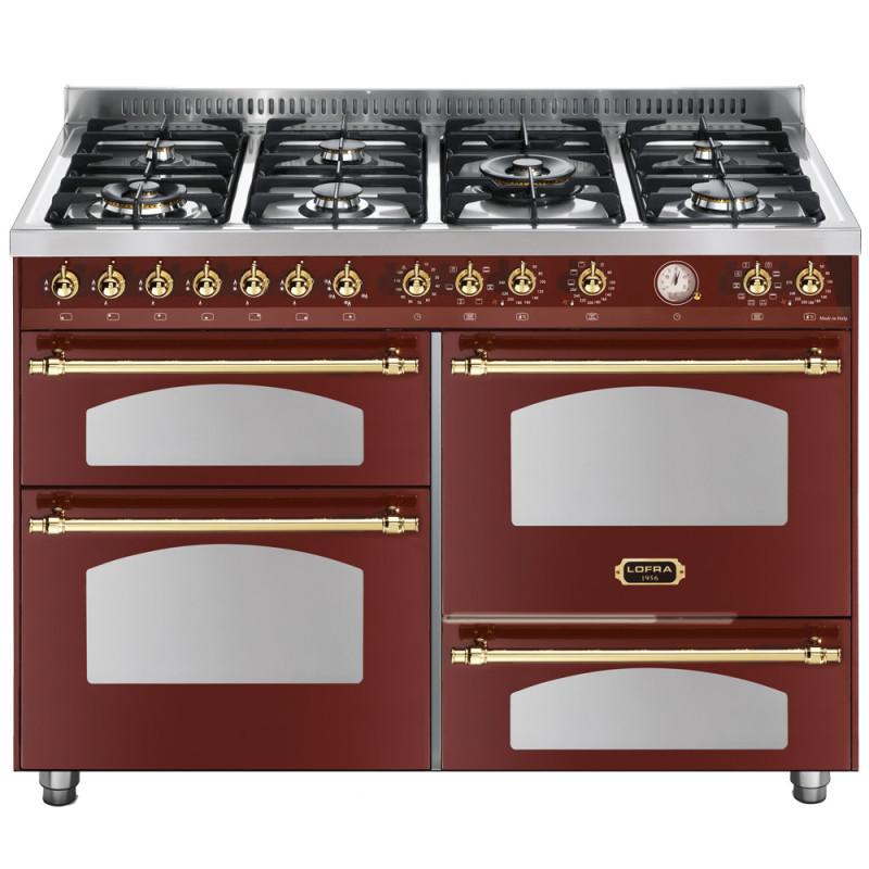 Lofra RR126SMFET + MF / 2AEO Cucina Freestanding Elettrico Gas Borgogna A