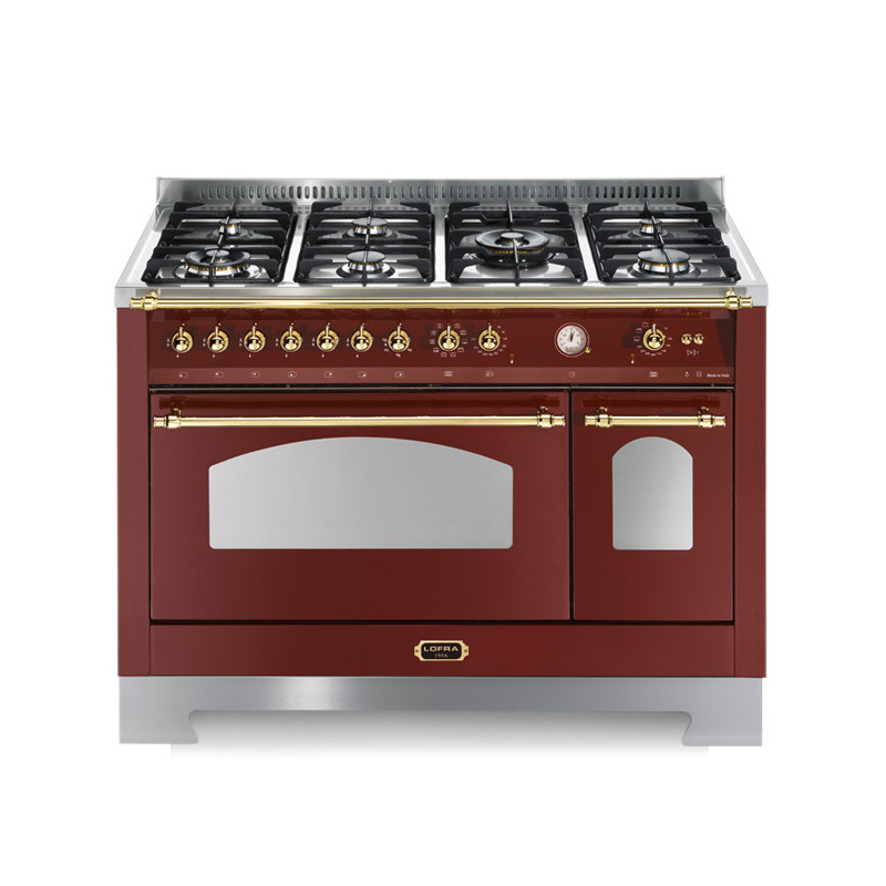 Lofra RRD126MFT+E/2AEO Cucina Freestanding Elettrico Gas Borgogna A