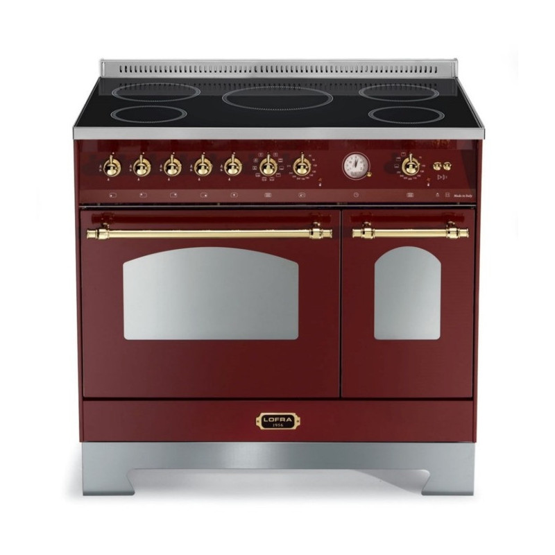 Lofra RRD96MFTE/5I Cucina Cucina Freestanding Elettrico Piano Cottura A Induzione Borgogna A