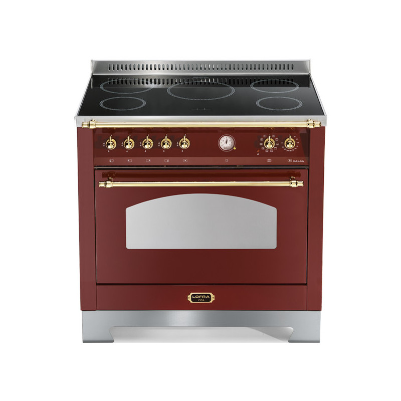 Lofra RRG96MFT/5i Cucina Elettrico Piano cottura a induzione Borgogna A