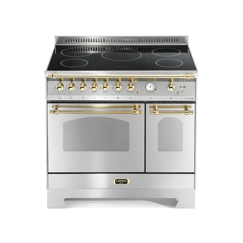 Lofra RSD96MFTE/5I Cucina Cucina Freestanding Elettrico Piano Cottura A Induzione Acciaio Inox A