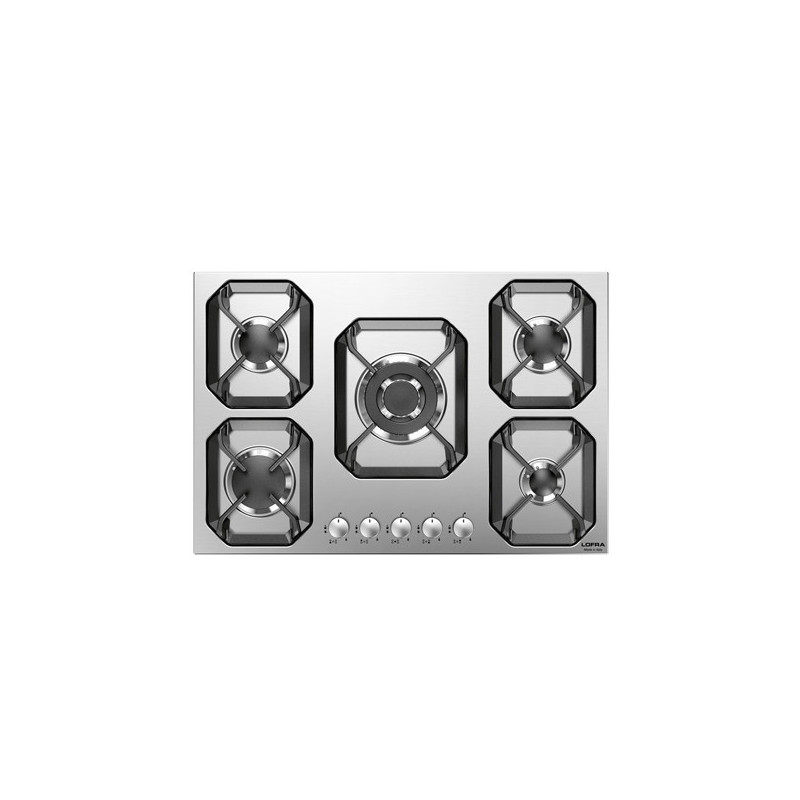 Lofra Urano 75 Acciaio inox Da incasso 75 cm Gas 5 Fornello(i)