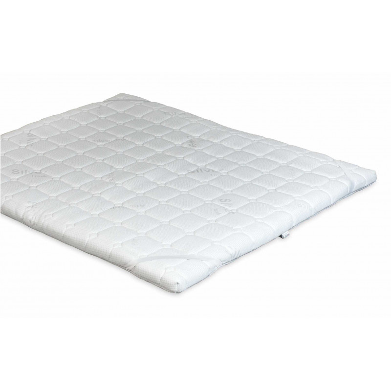 Materasso TOPPER MEMORY - 6 Cm Anallergico Memory Fresh 100% Policotone 3D Air Made In Italy (VARIE MISURE)