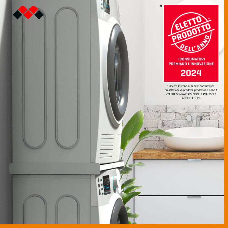 Meliconi Base Torre Slim L45 Accessorio E Componente Per Lavatrice Kit Di Sovrapposizione 1 Pz