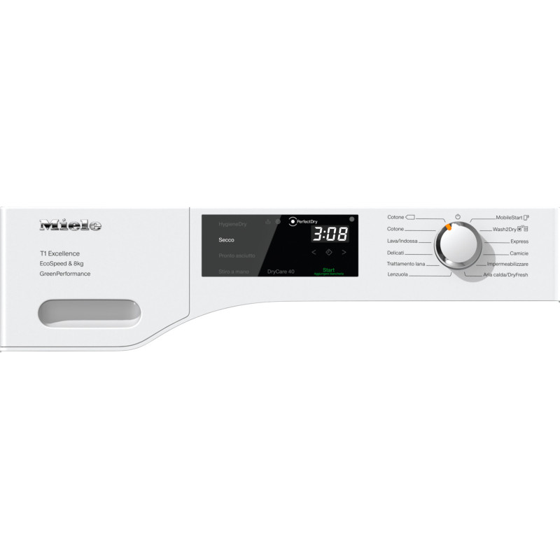 Miele TEF 765 WP Asciugatrice Libera Installazione Caricamento Frontale 8 Kg A+++ Bianco