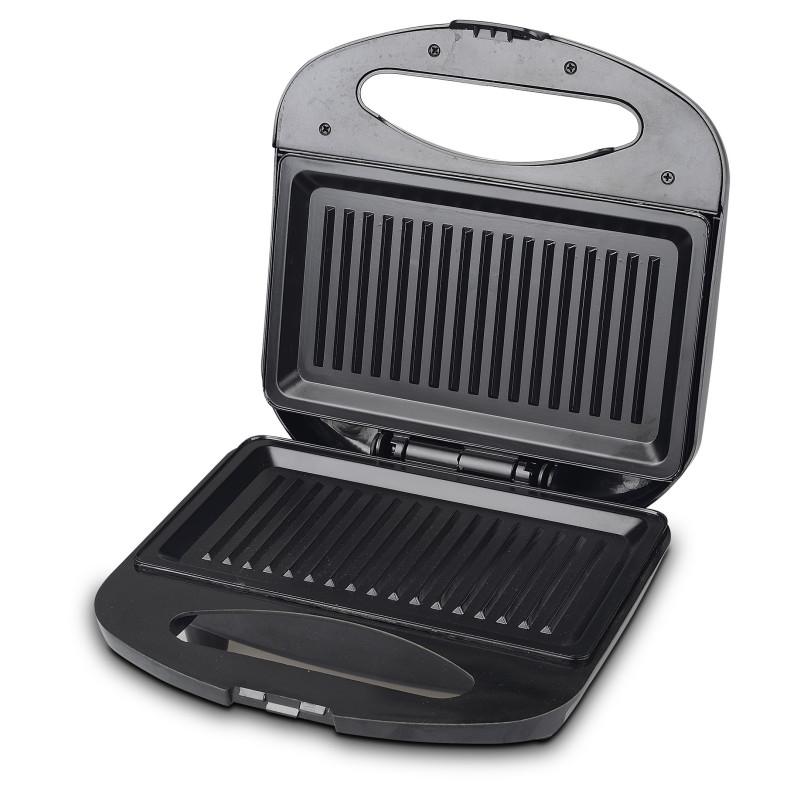 NODIS ND-GRILLY 750 Tostiera 800 W Nero Acciaio Inox