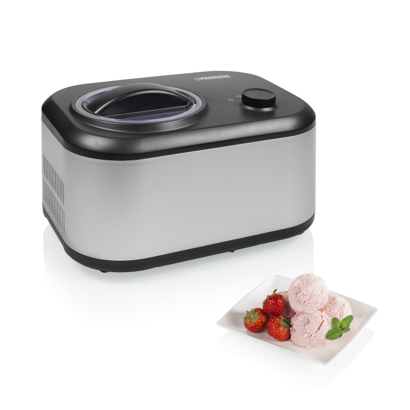 Princess 282608 Gelatiera Compressore 1 L 100 W Nero Acciaio Inox